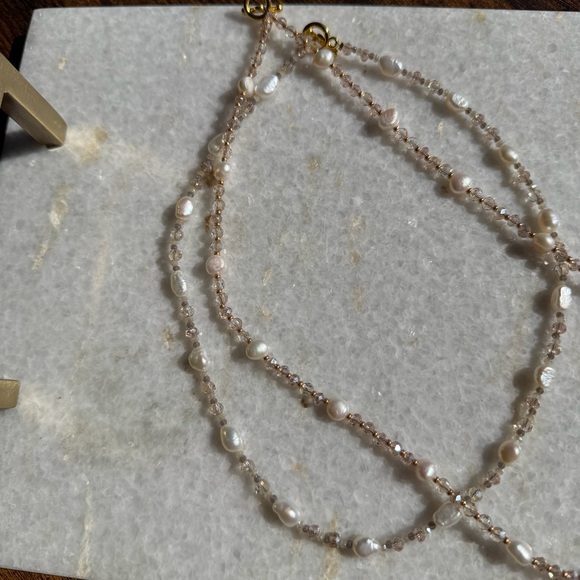 Freshwater Pearl & Crystal Necklace Bundle - Picture 3 of 7
